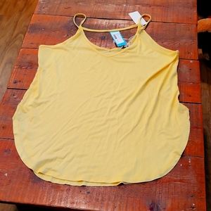 Lemon Yellow strappy Tank - (stitch fix)